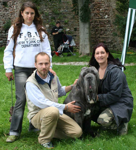 Sara, Federico e Silvia con Excalibur di Fossombrone